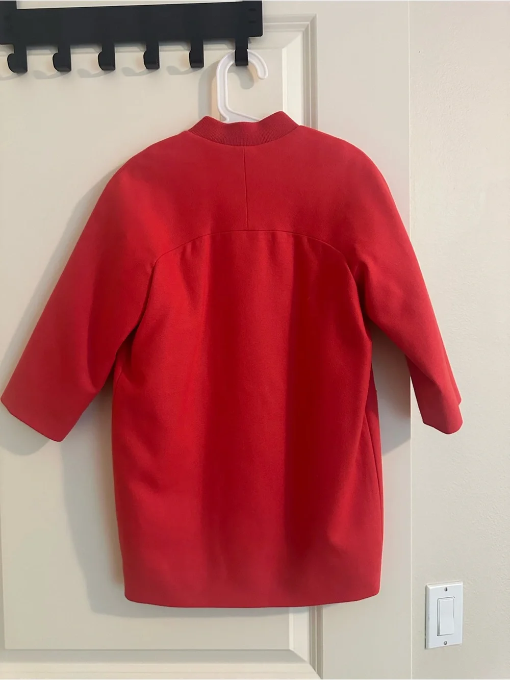 COS Kids Red Zip-Up Peacoat